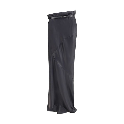 Tom Ford SILK SATIN LONG SKIRT